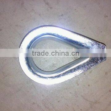 DIN6899B Electrical Galvanized Wire Rope Round Custom Thimble Clevis Price photo-4
