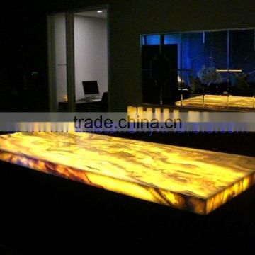 GOOD QUALITY BACKLIT ONYX TABLES DINNG TABLE COFFEE TABLES