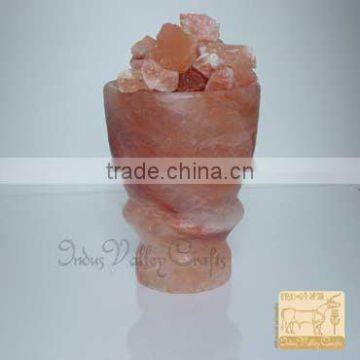 Salt Lamp Fire Bowl Shape