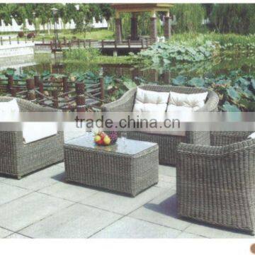 Stock Rattan Garden Furniture Sofa Set photo-3