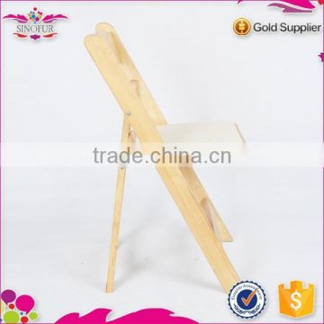 New degsin Qingdao Sionfur wholesale soild wood folding chair