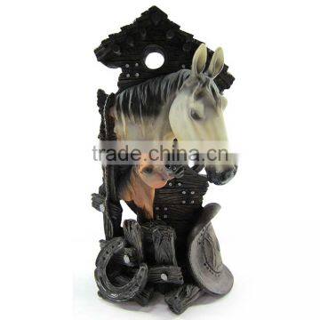 Resin Decorative Horse Head Wall Hanging Product photo-2