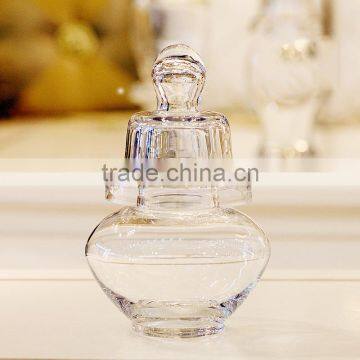 Inexpensive Decoration Clear Glass Candy Jars With Lid photo-2