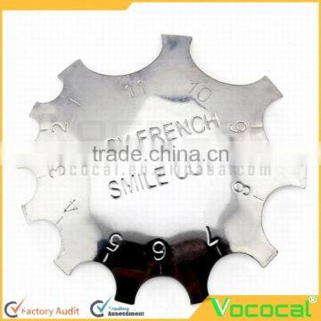 Stainless Steel Handy Nail Manicure French Smile Cut Line Edge Cutter Trimmer Nail Art DIY Model Tool photo-4