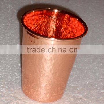 12 oz / 14 oz Pure Copper Water Glass for ayurvedic health benefits Indian copper