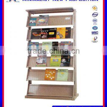 Metal shelves racking and shelving system flat bookcase