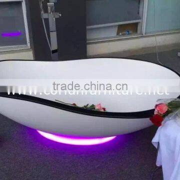 Eco-friendly Freestanding Rose Shaped Corian Bathtub