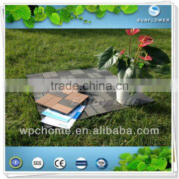 Zhejiang Easy Installation wpc garden tiles