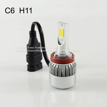 Led Headlight C6 h8 h9 H10 H11 Cob 30W/Bulb 60W/Set 6400lm/set LED Headlight Bulbs Hi/Lo Led Car Headlight Headlamp photo-2