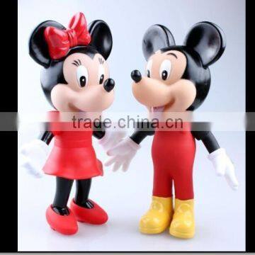 custom mouse plastic figure, customized vinvyl toys,classic america cartoon vinyl toy figure