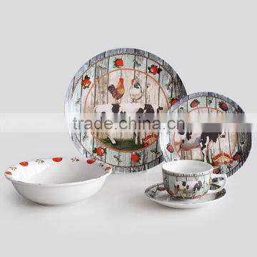 20pcs Ceramic Dinnerware Set With Christmas Design photo-3