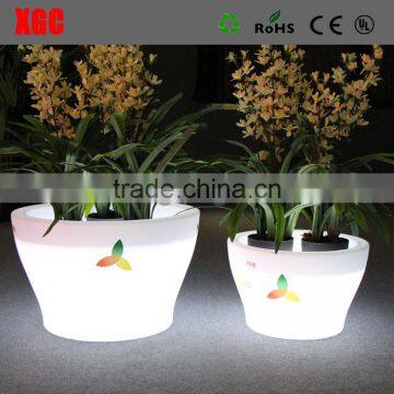 Lighting up PLASTIC lower pot for home decoration GD118