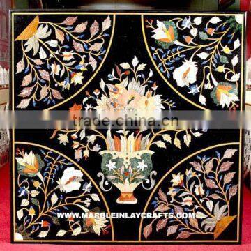 Micro Mosaic Marble Inlay Table Top Pietra Dura Table Top