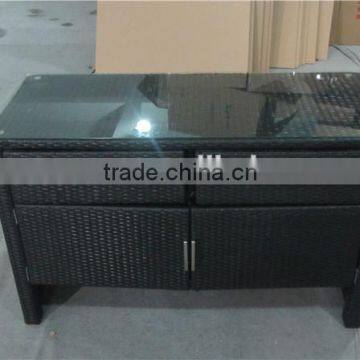 Hot Sale Garden Outdoor Accessory Rattan Cabinet