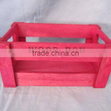 Eco-friendly Colorful Cheap Wooden Fruit Crate for Sale photo-3