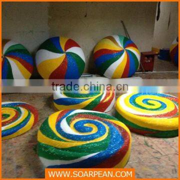 Christmas Ornament Big Foam Lollipop Candy photo-2