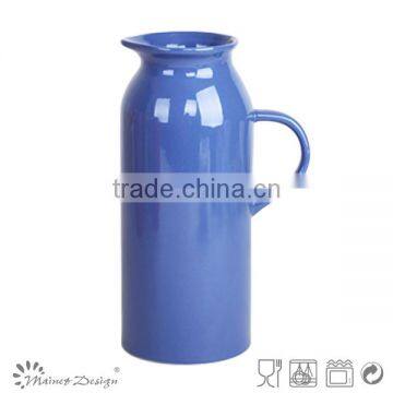 Hot Selling Delicate Solid Colour Stoneware Houseware Ceramic Pitcher photo-6