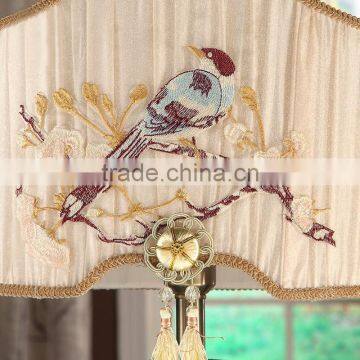 Finely Cast Exquisite Chinoiserie Style Brass and Crystal Table Reading Lamp With Beautiful Embroidered Lampshade BF12-04124a photo-4