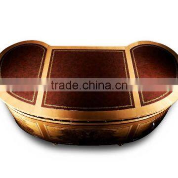 High End Luxury European Style Office Furniture Set for Villa Study Room - Classic Handmade Italian Style Office Desk BF11-02244 photo-2