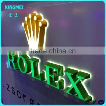KM-HP43 Custom Made Solid Colored LED Luminance Resin,acrylic Led Channel Letter Sign photo-3