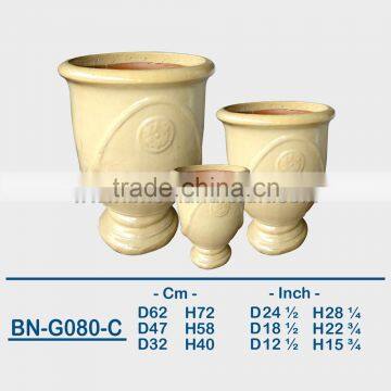 GLAZED CERAMIC OUTDOOR POT BN-G080 photo-3