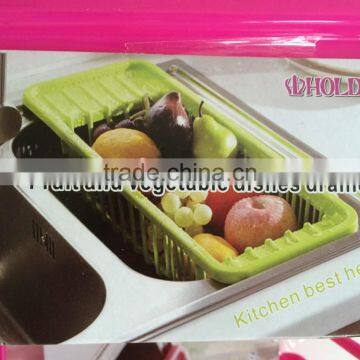 Multifunction PP Plastic Fruit and Vegetable Dishes Drainer,basket photo-2