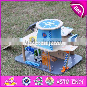 2017 New Products Children Parking Toy Wooden Toy Garage Set W04B048 photo-4