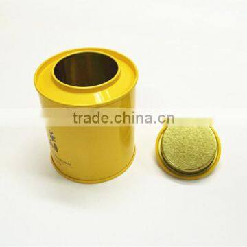 Factory Direct Price Round Shape Tea Tin Case With Inner Lid photo-2