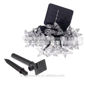 2016 New Best-selling 20 LED Outdoor/indoor Solar Powered Star Globe White String Lights for Garden Christmas photo-2