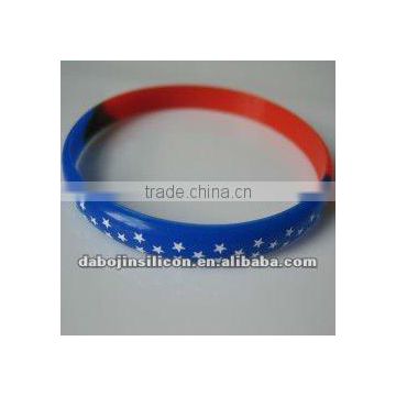 America flag silicone bands