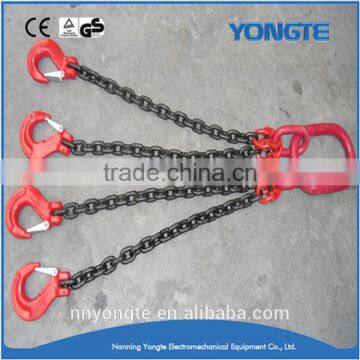 High Quality G80 Type Alloy Steel Adjustable 4 Legs Chain Slings