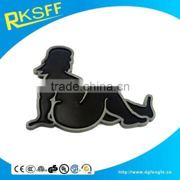 Custom lovely maid shape belt buckle for promotion