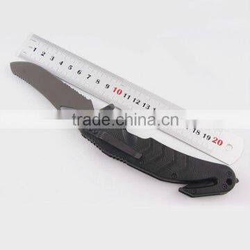 New design Multi functional stainless steel folding pocket strider knife PA42D