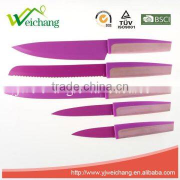MCK606 5 Pcs Set Kitchen Knives Artwork Painting Blade PP Handle , Hot Sale, Wholesale photo-2