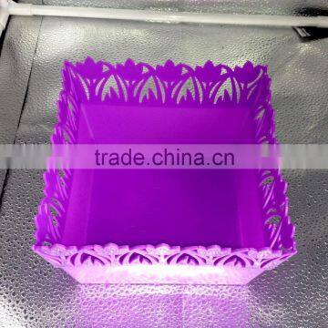 Colourful Plastic Snacks Dish Plate photo-6