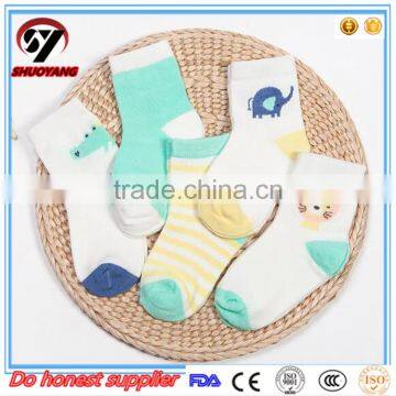 Fashion style new born baby sock,baby animal sock for summer and spring