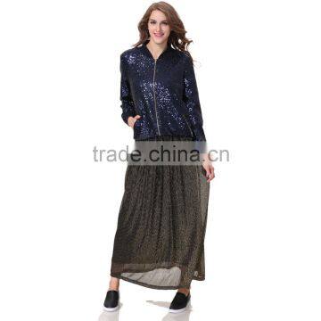 Domin Fashion Latest Beading Shining Style Women's Coat photo-5
