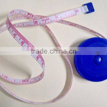 Kearing Brand Manufacture High Quality 150cm Plastic Auto Shrink Round Tape Measure for Measuring#KR150 photo-3