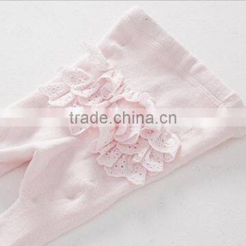 Hot Model Lace Ruffle Girl Leggings Thicken Non-slip Tights for 0-6 Years photo-3