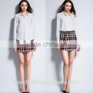 Latest Model Women Winter Wool Skirt Customized OEM Service photo-6