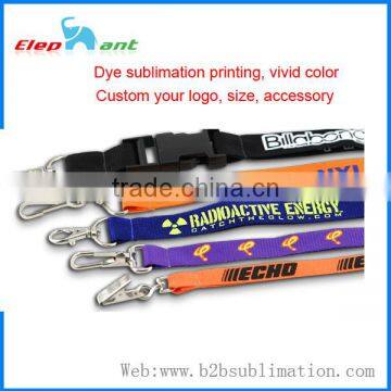 Polyester custom neck lanyards for sale