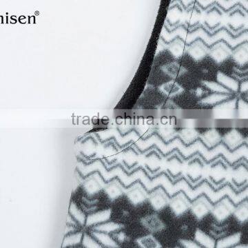 Bulk Wholesale Custom Printing Pattern Fleece Men Vest photo-4
