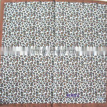 fashion leopard square scarf