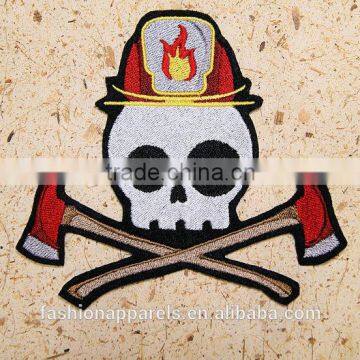 Custom High Quality Embroidered Creative Skulls Patch for Clothes Embroidery Patch Made in China Choose Size/color photo-6
