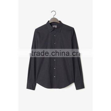 OEM Service for 100% Cotton New Design Black Mens Shirts Models
