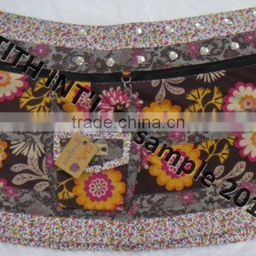 100% Cotton Short Skirt Floral Printed Mini Skirt With Pocket photo-2