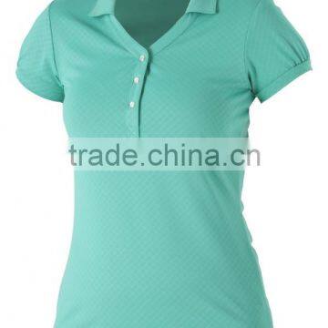 China Factory direct wholesale best price supreme quality custom ladies golf polo shirts with club logo embroidery