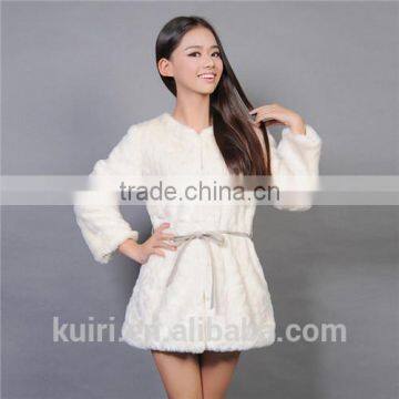 2016 Women Coat Long Faux Rabbit Fur Coat Price Factory Direct photo-2