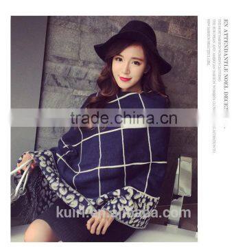 Korean Winter Warm Dual-purpose Cashmere Shawl Tassels All-match Lengthened Dancing Girl Pattern Scarves Wholesale photo-6