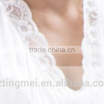 Luxury Women Satin Dress Skirt Sexy Transparent With Lace photo-5